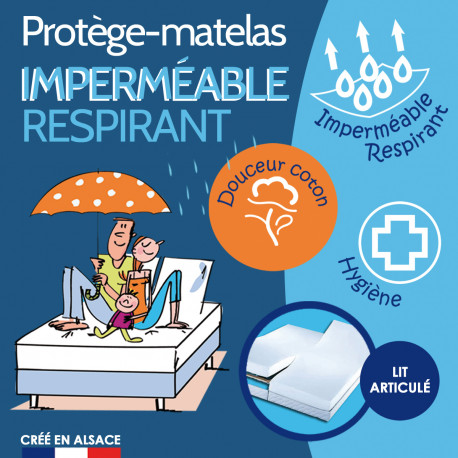 Protège-Matelas Bébé Imperméable Et Lavable - Motif Dinosaure, Taille 70x50cm, Coton Doux Et Respirant