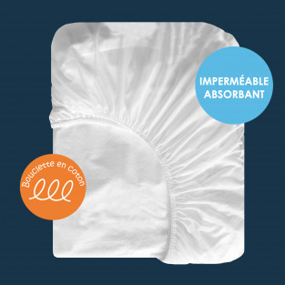 Protège-Matelas Imperméable Bouclette Coton Protège-Matelas Imperméable Bouclette Coton