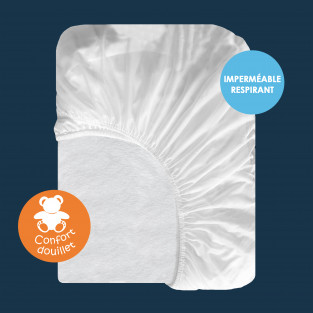 Protège-matelas imperméable Effet Doudou Protège-matelas imperméable Effet Doudou