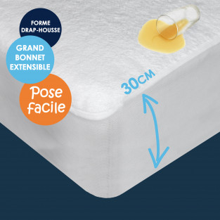 Protège-matelas imperméable Effet Doudou Protège-matelas imperméable Effet Doudou