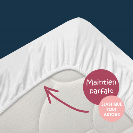 Protège-matelas Maille Extensible Grand Bonnet Protège-matelas Maille Extensible Grand Bonnet