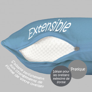 Taie d'oreiller Extensible en Coton Taie d'oreiller Extensible en Coton