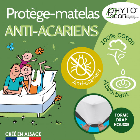 Protège-Matelas Anti-Acarien Naturel Phyto Acari®