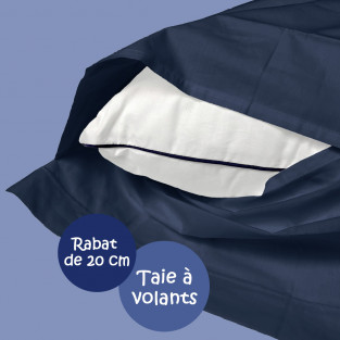 Taie d'oreiller Percale coton Taie d'oreiller Percale coton