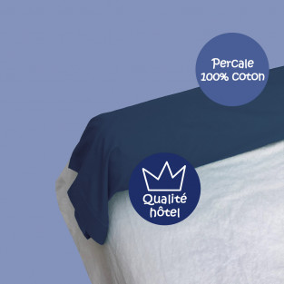 Taie de traversin Coton Percale Taie de traversin Coton Percale