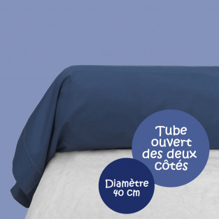 Taie de traversin Coton Percale Taie de traversin Coton Percale