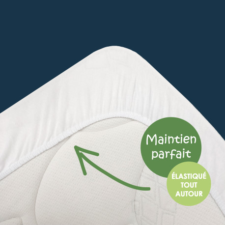 Protège-matelas imperméable pour lit articulé en TENCEL™ Lyocell Protège-matelas imperméable pour lit articulé en TENCEL™ Lyocell