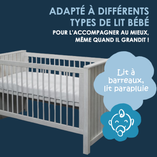 Drap-Housse Bébé Extensible 100% Coton