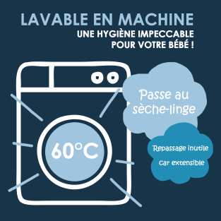 Drap-Housse Bébé Extensible 100% Coton