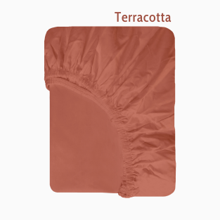 Drap-Housse Percale Tencel™ Coton Bio pour Lit 2x80x200 Drap-Housse Percale Tencel™ Coton Bio pour Lit 2x80x200