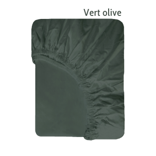 Drap-Housse Percale Tencel™ Coton Bio pour Lit 2x80x200 Drap-Housse Percale Tencel™ Coton Bio pour Lit 2x80x200