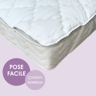Surmatelas confort luxe en ouate