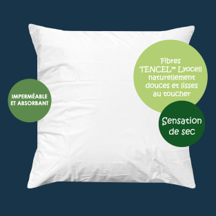 Taie d'oreiller imperméable et respirante Taie d'oreiller imperméable et respirante