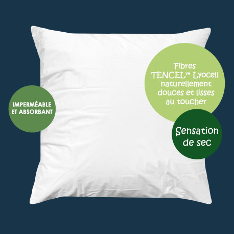 Taie d'oreiller imperméable et respirante Taie d'oreiller imperméable et respirante