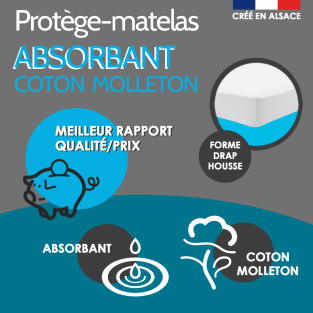 Protège-Matelas Coton Molleton
