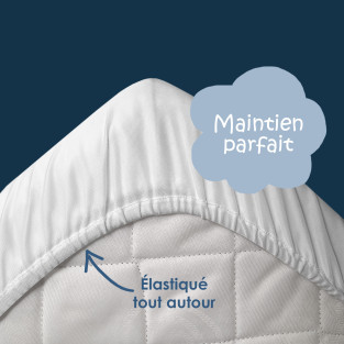Lot de 2 Protège-Matelas Bébé Imperméable