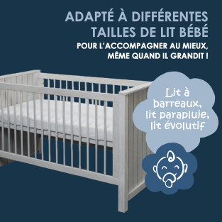Lot de 2 Protège-Matelas Bébé Imperméable