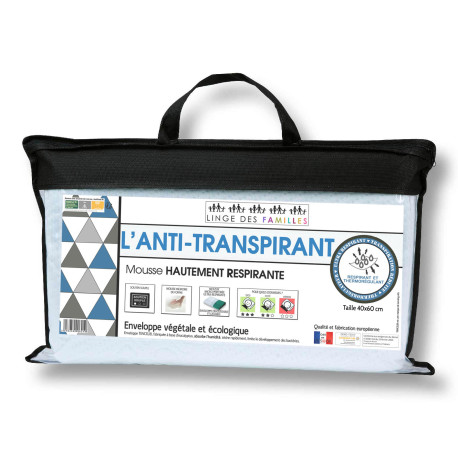 Oreiller anti-transpirant Oreiller anti-transpirant