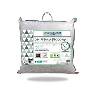 Oreiller à Flocons Mémoire de Forme