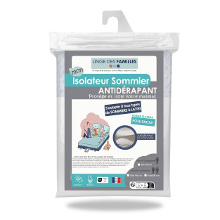 Isolateur de sommier antidérapant