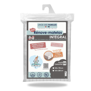 Rénove-Matelas Intégral Molleton Coton 200 g/m² Rénove-Matelas Intégral Molleton Coton 200 g/m²