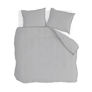 Parure de lit unie flanelle 100% coton