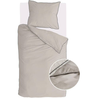 Parure de lit unie flanelle 100% coton