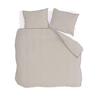 Parure de lit unie flanelle 100% coton