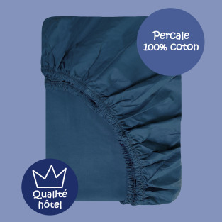 Drap Housse pour Lit Articulé 2x80x200 Percale Drap Housse pour Lit Articulé 2x80x200 Percale