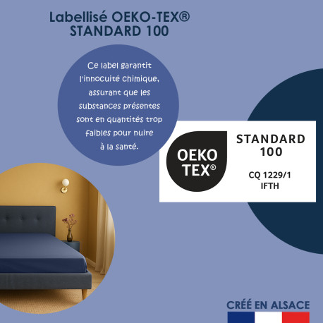 Drap Housse pour Lit Articulé 2x80x200 Percale